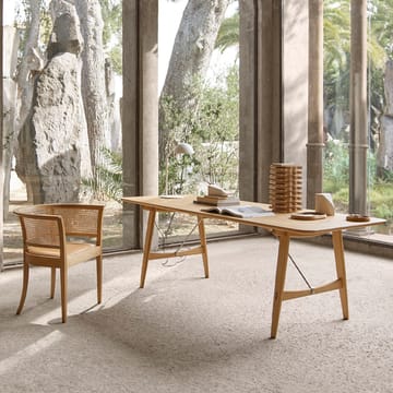 BM1160 Hunting spisebord - Oljebehandlet valnøtt-messing - Carl Hansen & Søn