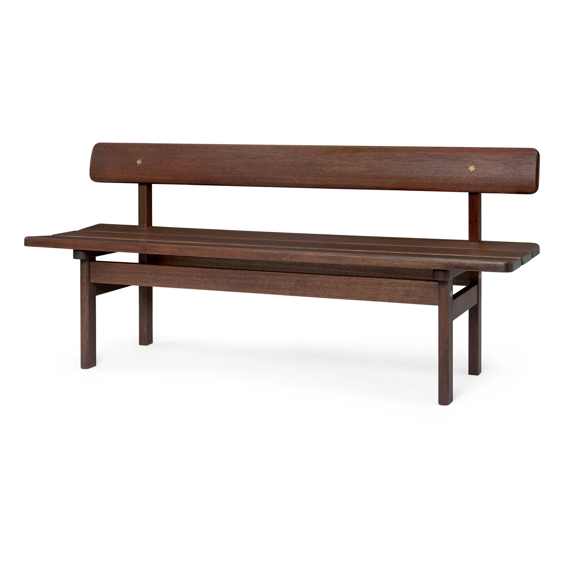 BMO699 Asserbo benk med ryggstøtte, Oljad eukalyptus -> Oljet eukalyptus Carl Hansen & Søn