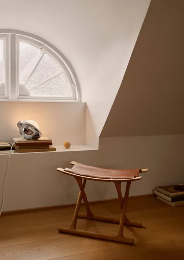 Bubi-lampen bordlampe - Chrome, 18,5x16,5 cm - Carl Hansen & Søn