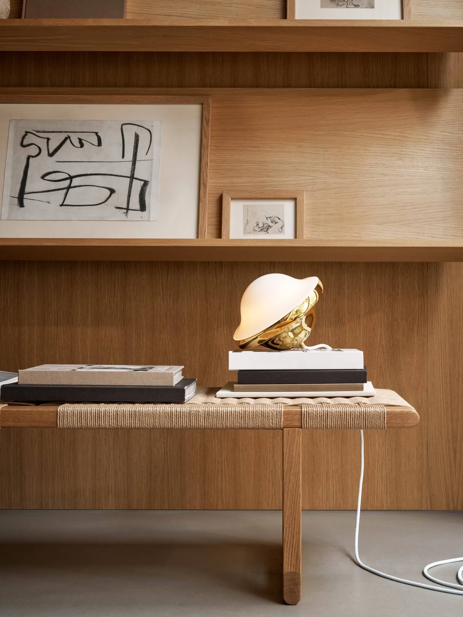 Bubi-lampen bordlampe, Messing, 18,5x16,5 cm Carl Hansen & Søn