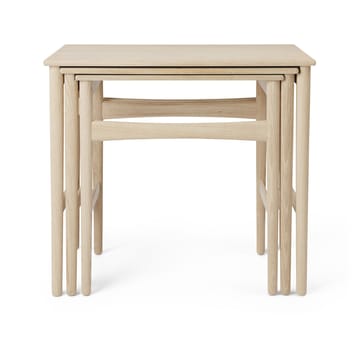 CH004 nesting tables satsbord - Hvitskurt eik - Carl Hansen & Søn