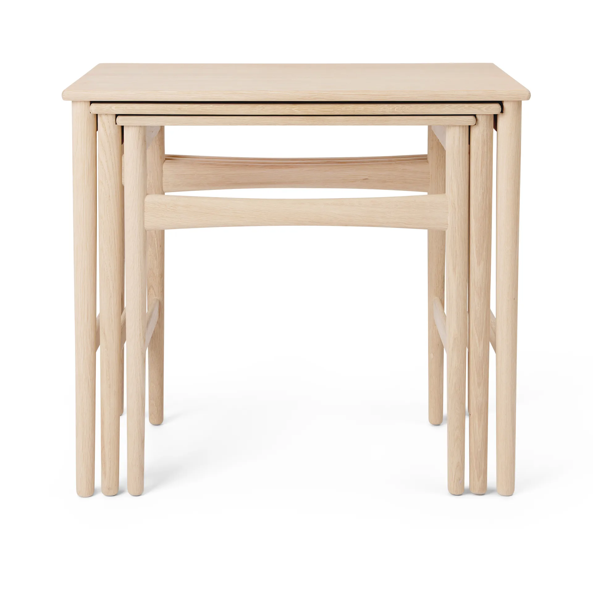 CH004 nesting tables satsbord, Oljad eik Carl Hansen & Søn