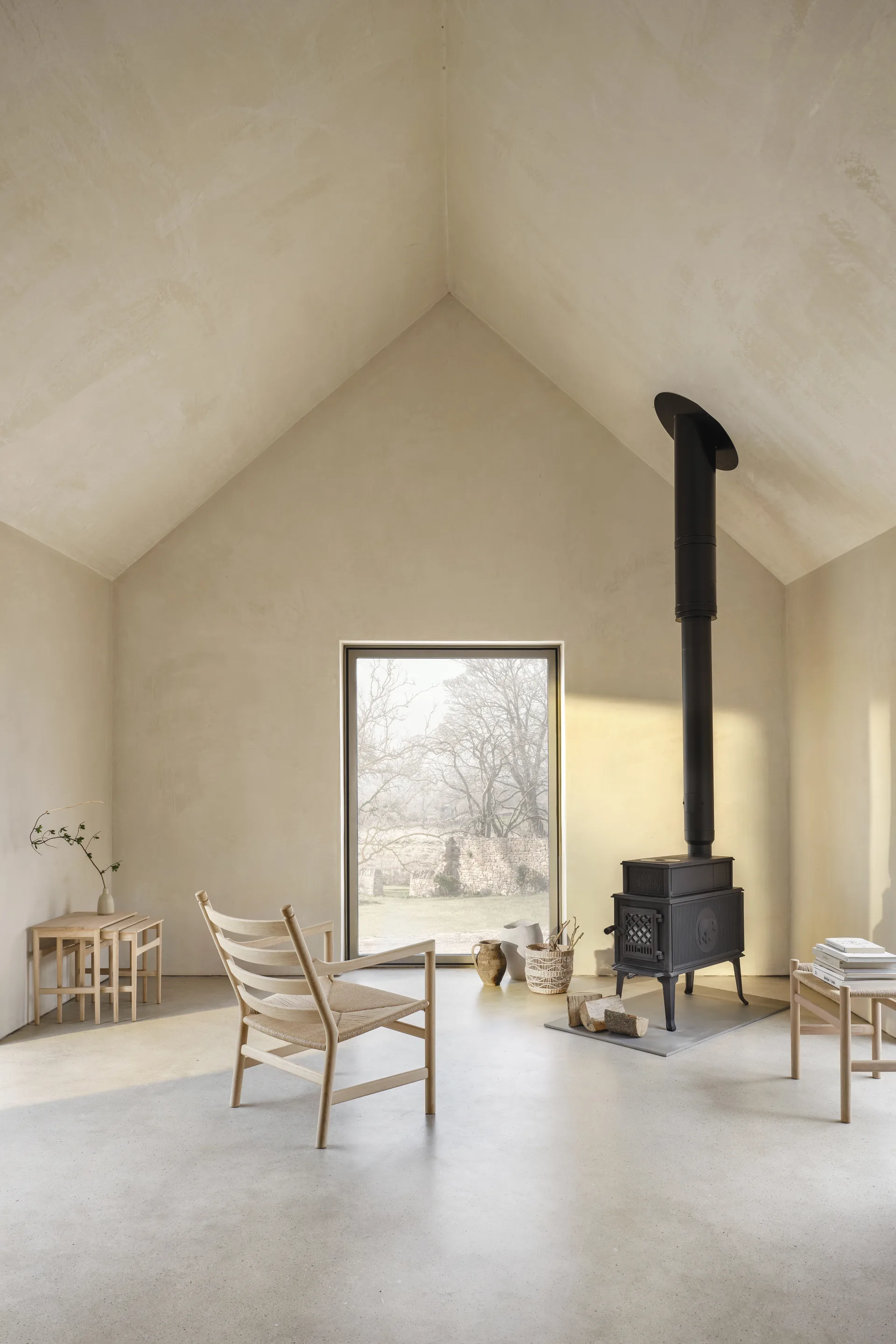 CH004 nesting tables satsbord, Oljad eik Carl Hansen & Søn