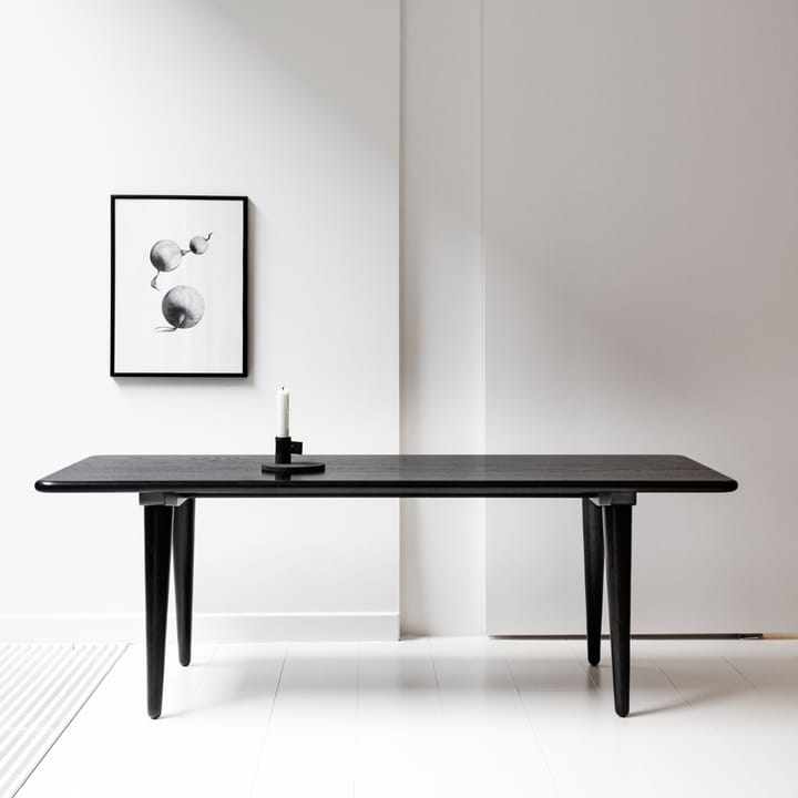 CH011 sofabord, Hvitoljet eik h 48 cm Carl Hansen & Søn