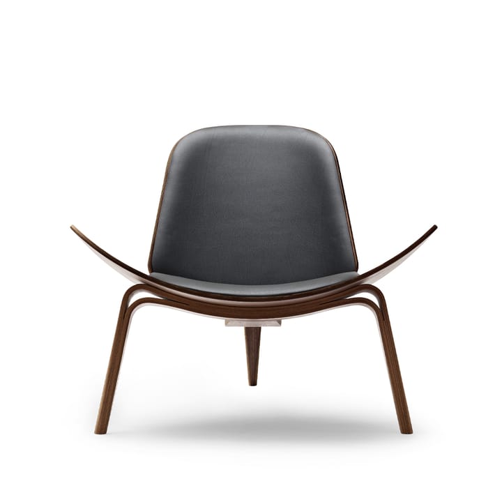 CH07 lenestol - Thor 301 lær-oljet valnøtt - Carl Hansen & Søn