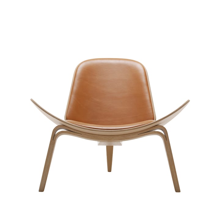 CH07 lenestol - Thor 325 lær-lysoljet eik - Carl Hansen & Søn