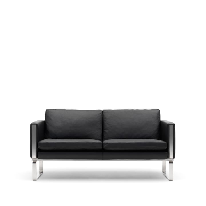 CH102 sofa 2-seter - Loke 7150 lær-rostfritt stål - Carl Hansen & Søn