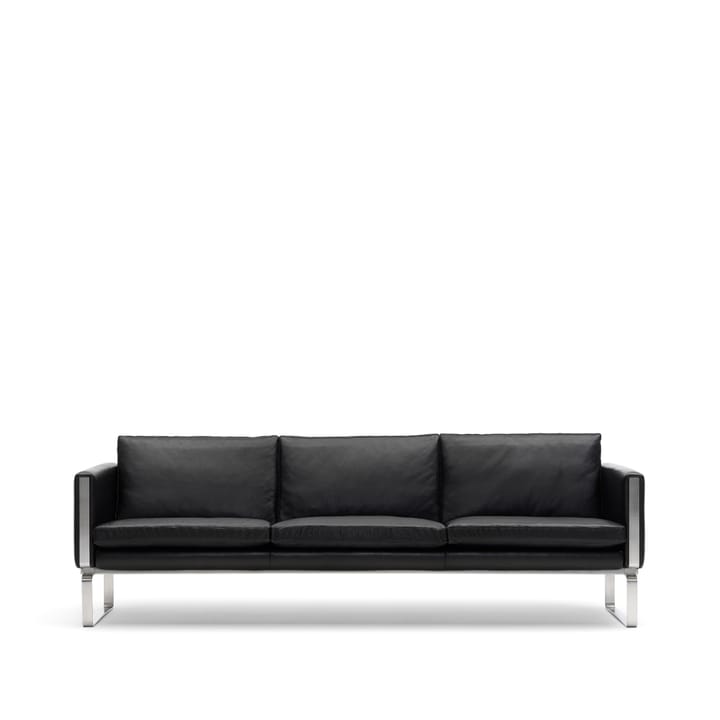 CH103 sofa 3-seter - Loke 7150 lær-rostfritt stål - Carl Hansen & Søn