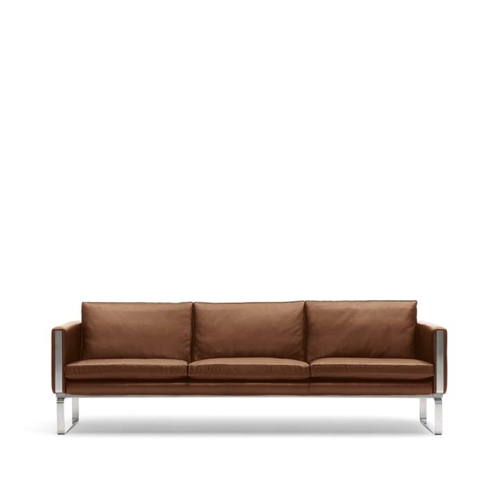 CH103 sofa 3-seter - Sif 92 skinn-rustfritt stål - Carl Hansen & Søn