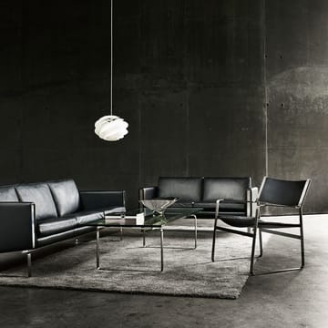 CH108 sofabord - Glass-rustfritt stål - Carl Hansen & Søn