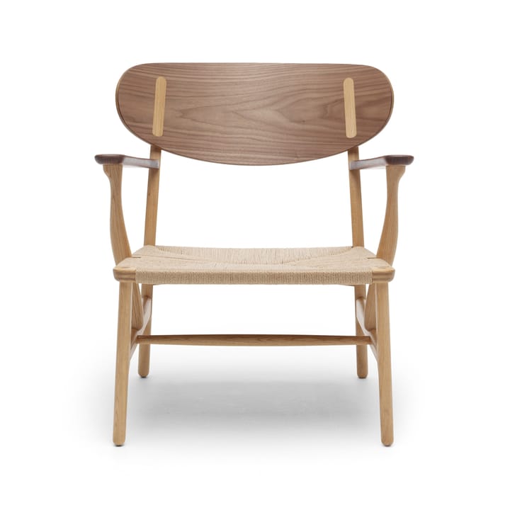 CH22 lenestol - Oljebehandlet valnøtt-ek-naturligflettet - Carl Hansen & Søn