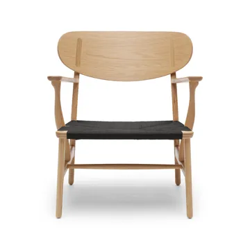 CH22 lenestol - Oljet eik-svart - Carl Hansen & Søn