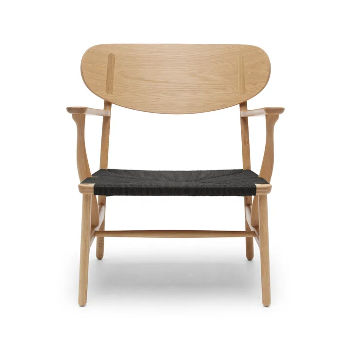 CH22 lenestol - Oljet eik-svart - Carl Hansen & Søn
