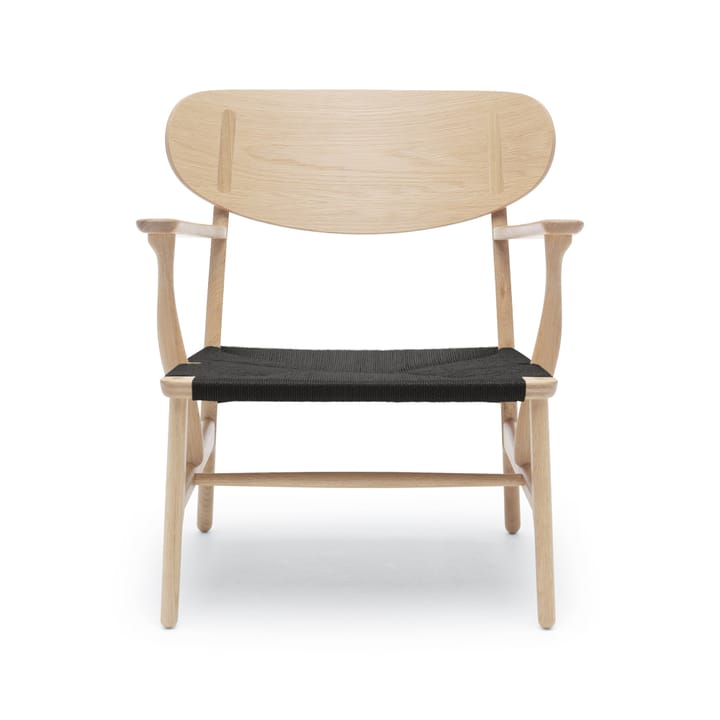 CH22 lenestol - Vitoljet eik-svart - Carl Hansen & Søn
