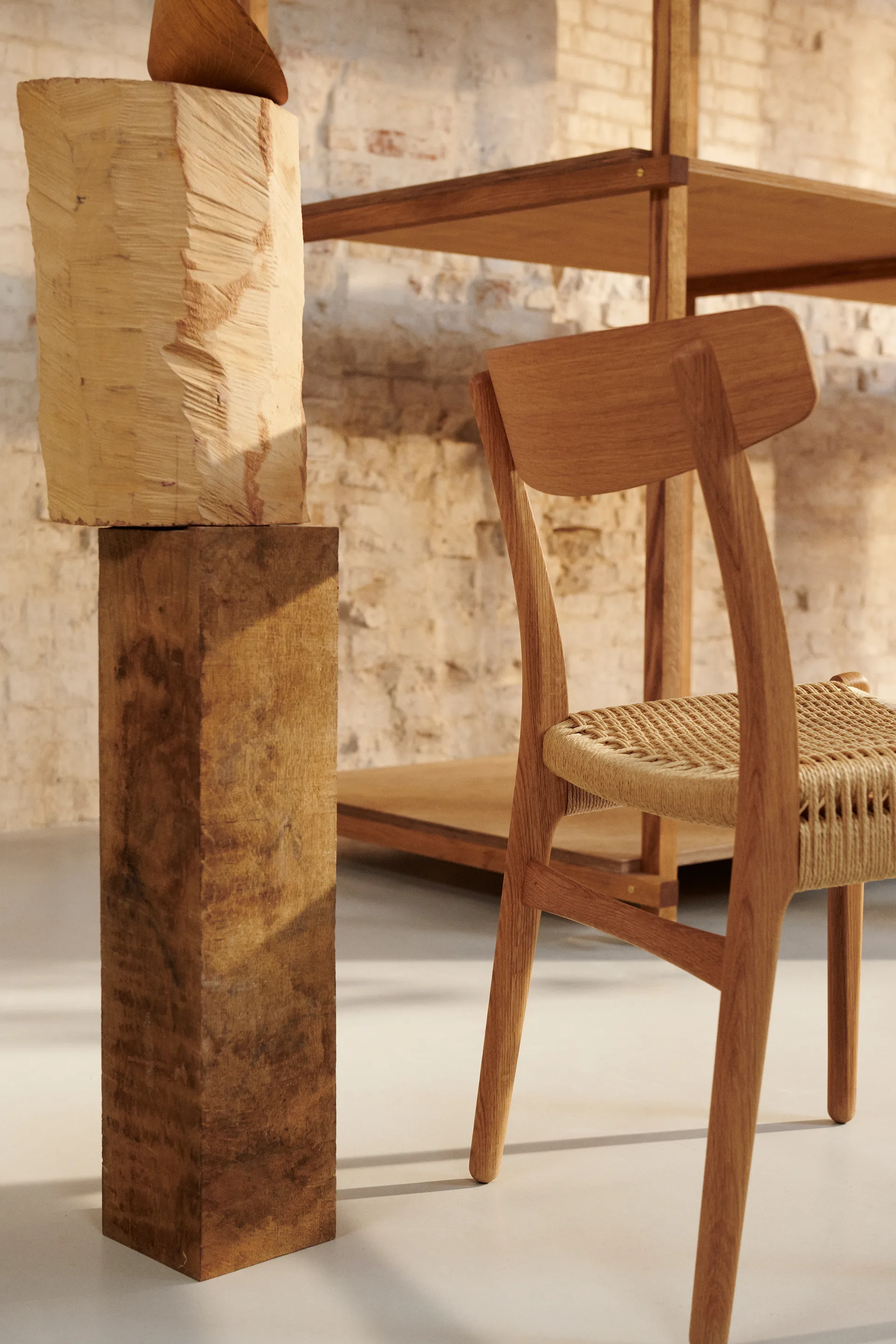 CH23 stol, Oljad ek-naturflettet Carl Hansen & Søn