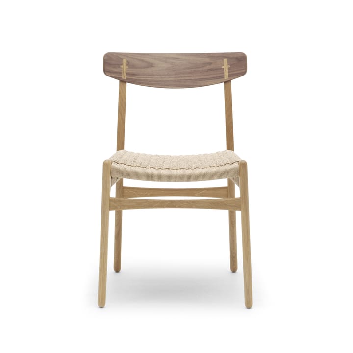 CH23 stol - Oljebehandlet valnøtt-ek-naturligflettet - Carl Hansen & Søn