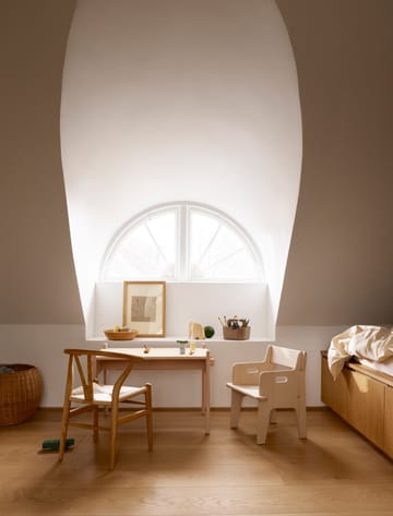 CH24 Child Wishbone Chair Birthday Edition barnestol - Oiled oak-natural cord - Carl Hansen & Søn