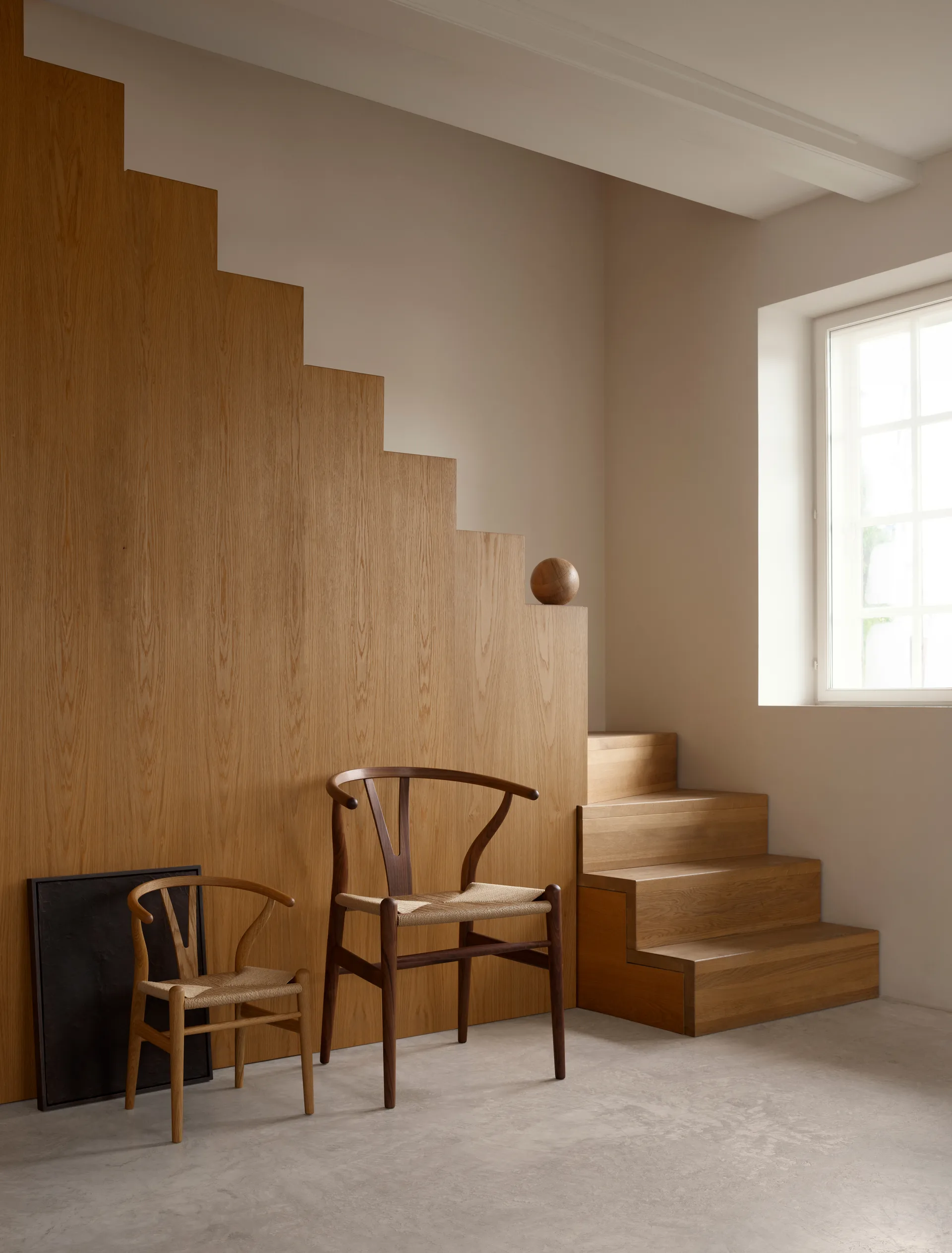 CH24 Child Wishbone Chair Birthday Edition barnestol, Oiled oak-natural cord Carl Hansen & Søn