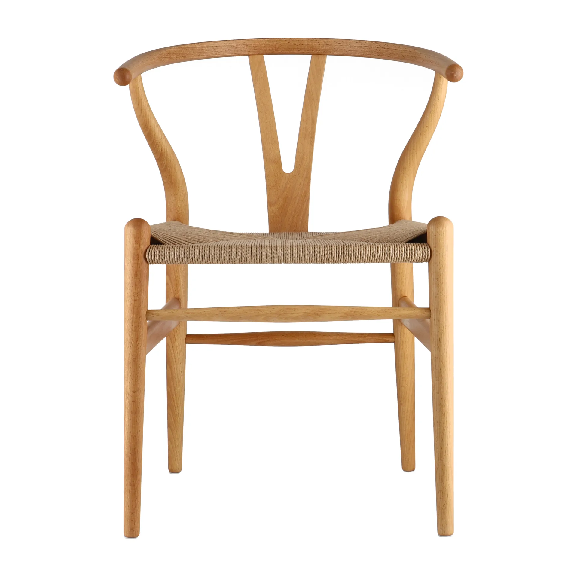 CH24 Y-stol, Oljebehandet bøk-naturflettet Carl Hansen & Søn