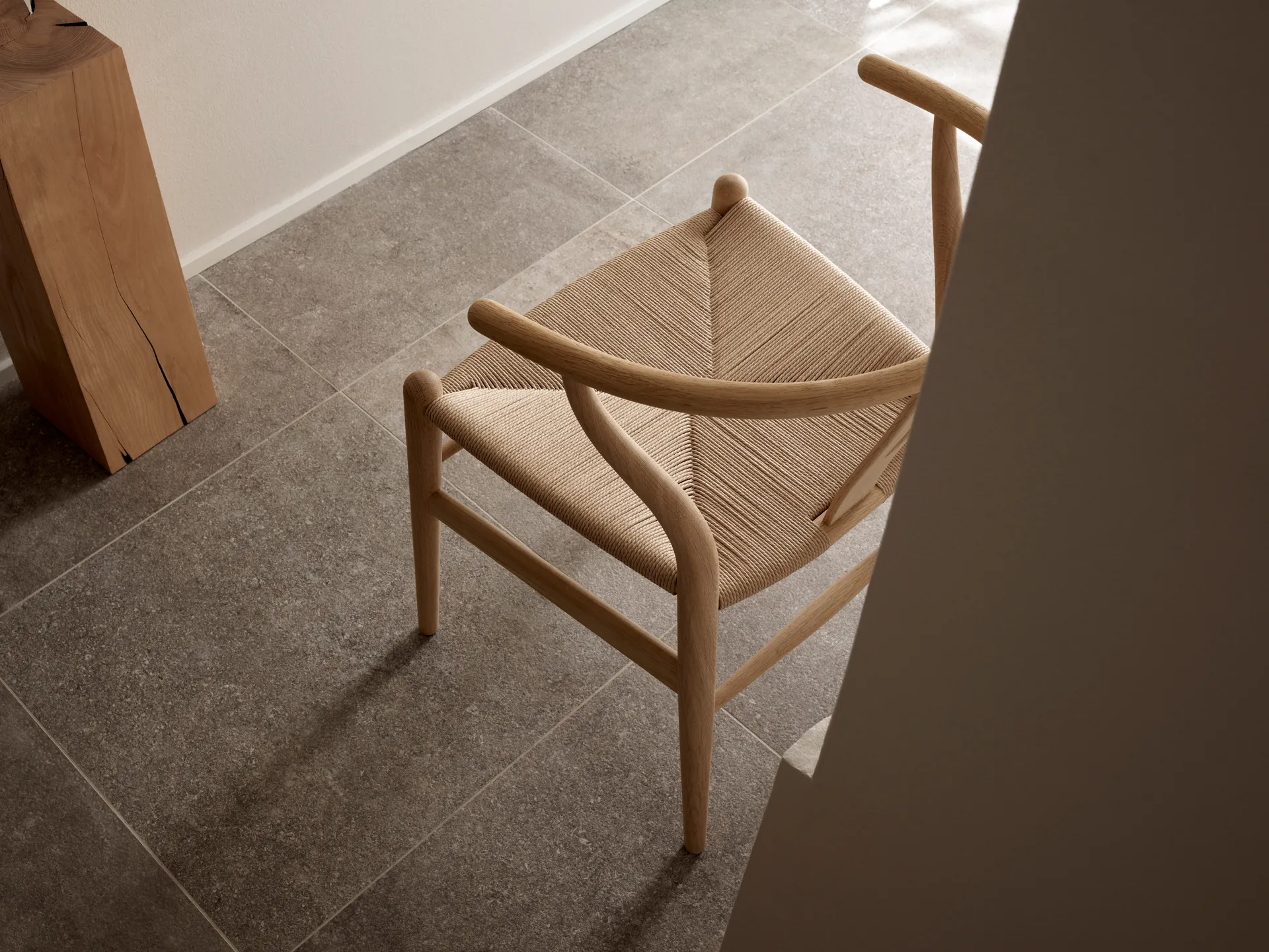 CH24 Y-stol, Oljet eik-naturflettet, 4-pakning,  Carl Hansen & Søn