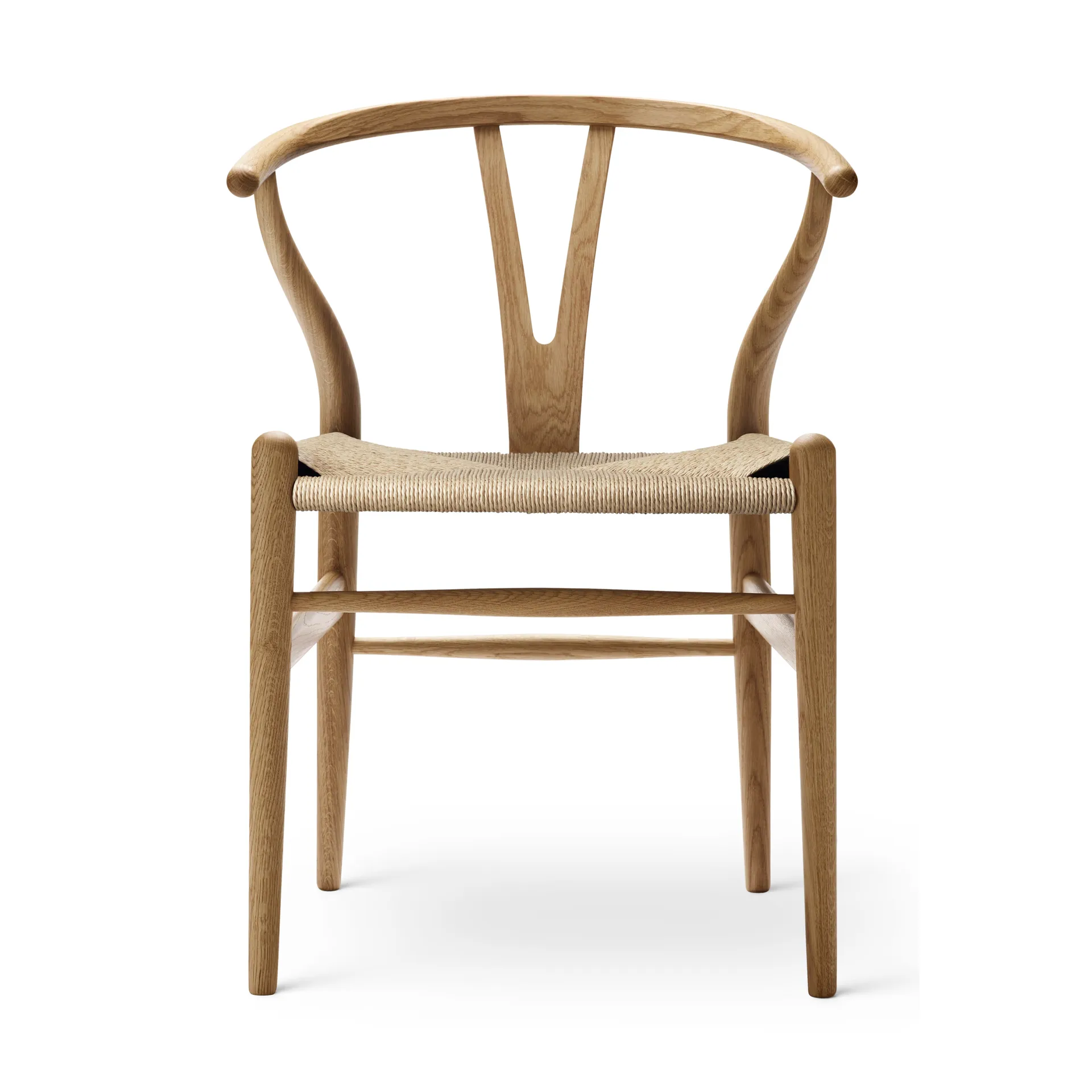 CH24 Y-stol, Oljet eik-naturflettet Carl Hansen & Søn