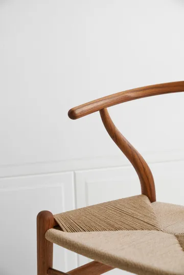 CH24 Y-stol - Oljet teak-naturflettet - Carl Hansen & Søn