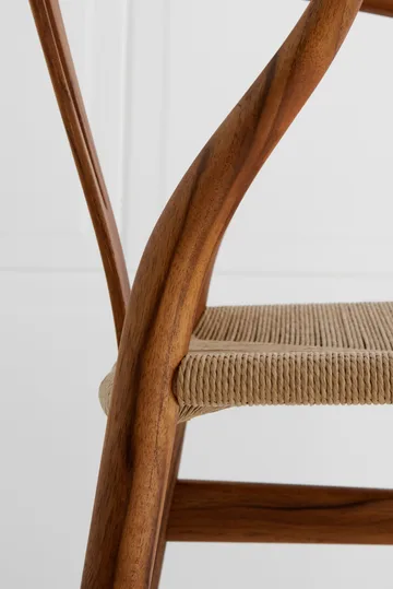 CH24 Y-stol - Oljet teak-naturflettet - Carl Hansen & Søn