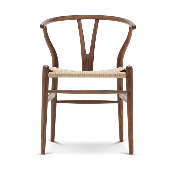 CH24 Y-stol - Oljet valnøtt-naturflettet - Carl Hansen & Søn