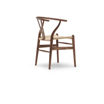 CH24 Y-stol - Oljet valnøtt-naturflettet - Carl Hansen & Søn