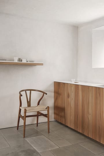 CH24 Y-stol - Oljet valnøtt-naturflettet - Carl Hansen & Søn