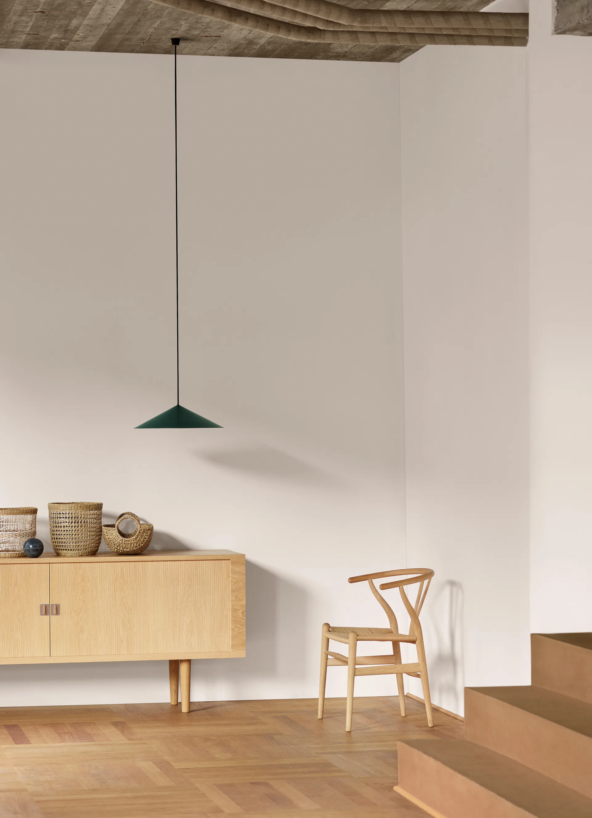 CH24 Y-stol - Såpet bøk-naturflettet, 4-pakning,  Carl Hansen & Søn