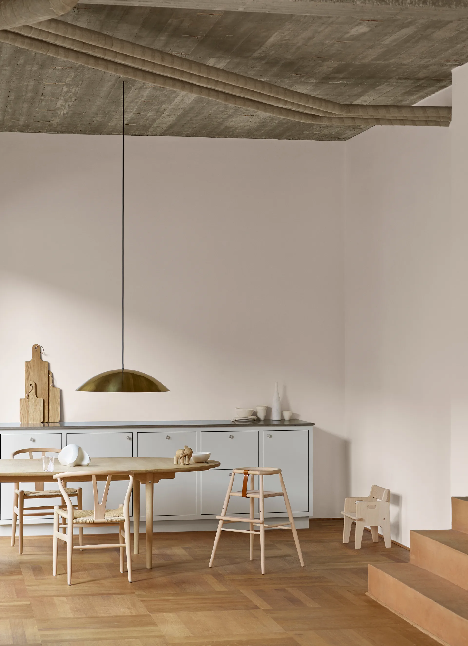 CH24 Y-stol - Såpet bøk-naturflettet, 4-pakning,  Carl Hansen & Søn