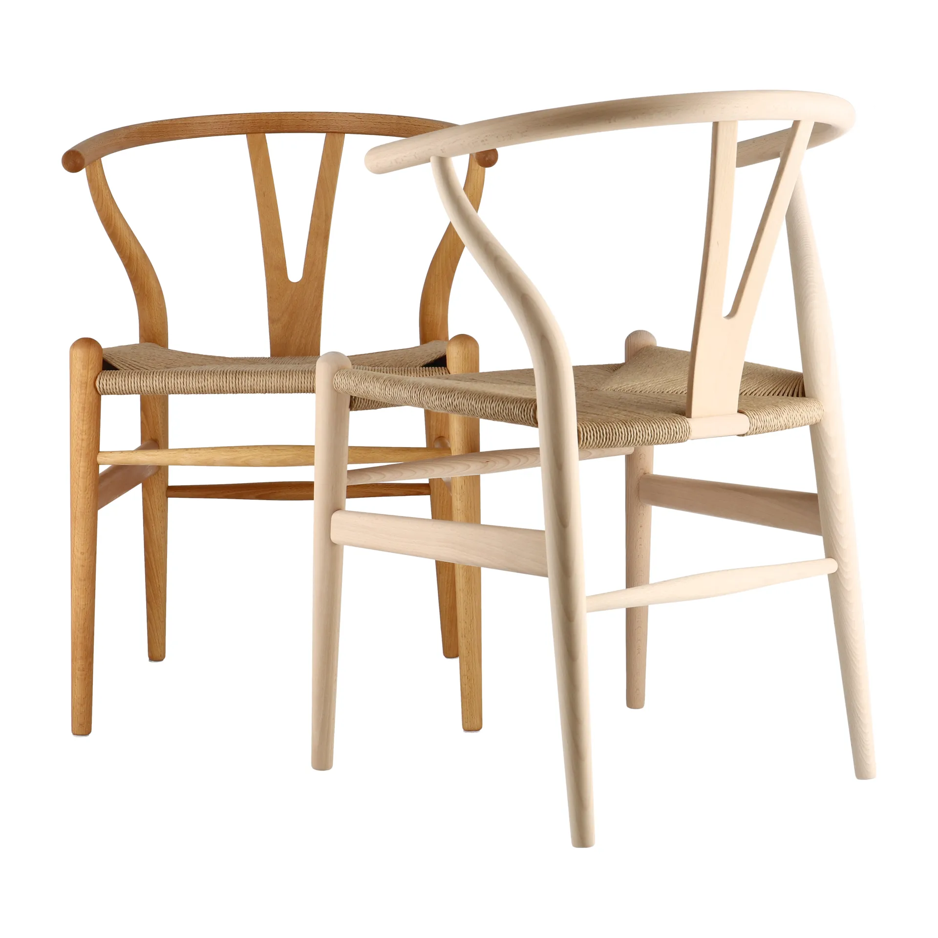 CH24 Y-stol, Såpet bøk-naturflettet Carl Hansen & Søn