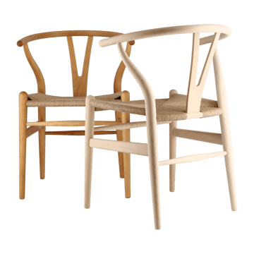 CH24 Y-stol - Såpet bøk-naturflettet - Carl Hansen & Søn