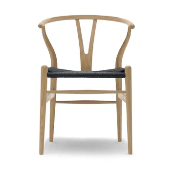 CH24 Y-stol - Såpet eik-svart - Carl Hansen & Søn