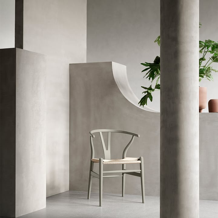 CH24 Y-stol Soft Crawford Wegner, Clay-naturflettet Carl Hansen & Søn
