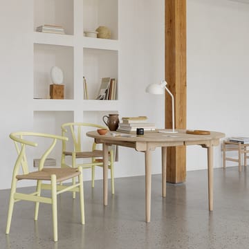 CH24 Y-stol Soft Crawford Wegner - Hollyhock-naturflettet - Carl Hansen & Søn
