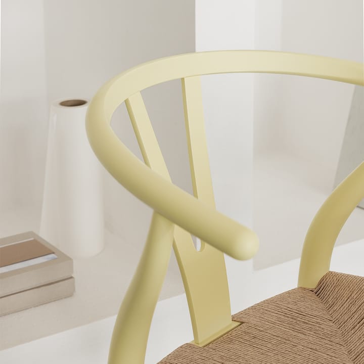 CH24 Y-stol Soft Crawford Wegner, Hollyhock-naturflettet Carl Hansen & Søn