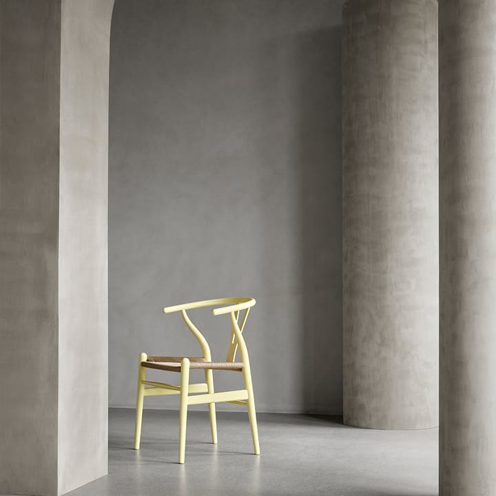 CH24 Y-stol Soft Crawford Wegner, Hollyhock-naturflettet Carl Hansen & Søn