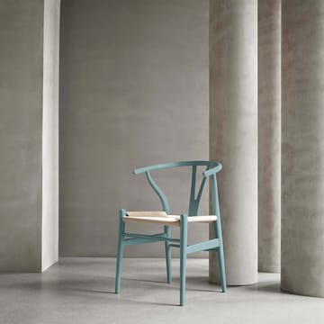 CH24 Y-stol Soft Crawford Wegner - Pewter-naturflettet - Carl Hansen & Søn