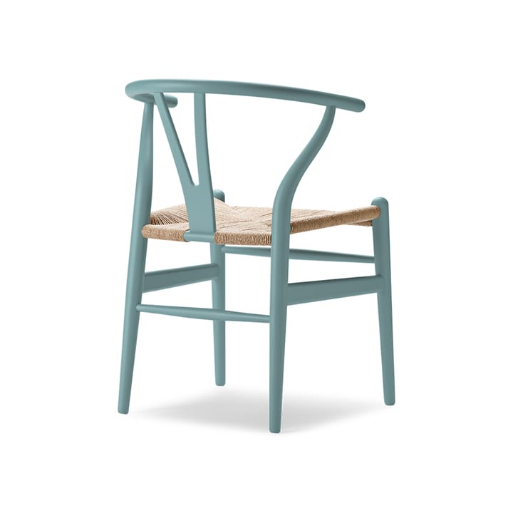 CH24 Y-stol Soft Crawford Wegner, Pewter-naturflettet Carl Hansen & Søn