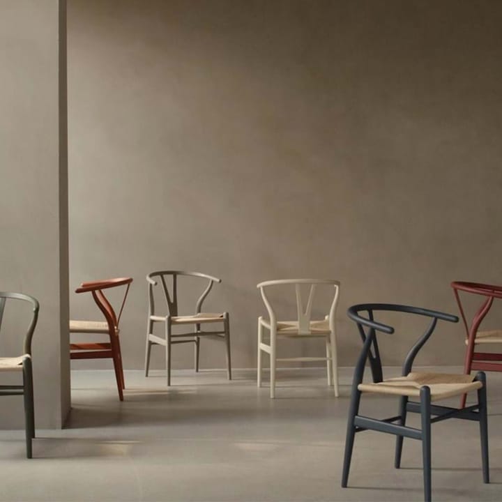 CH24 Y-stol Soft Crawford Wegner, Seaweed-naturflettet Carl Hansen & Søn