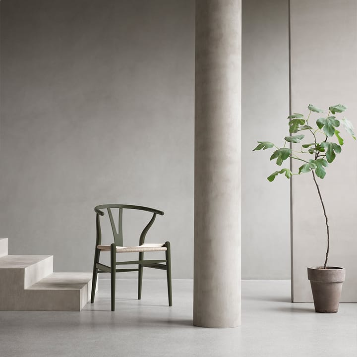 CH24 Y-stol Soft Crawford Wegner, Seaweed-naturflettet Carl Hansen & Søn