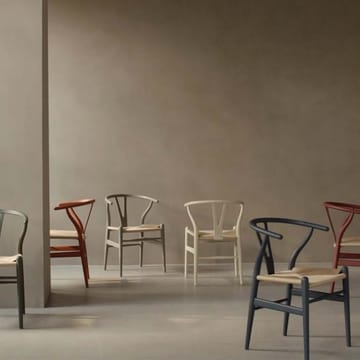CH24 Y-stol Soft Crawford Wegner - Slate-naturflettet - Carl Hansen & Søn