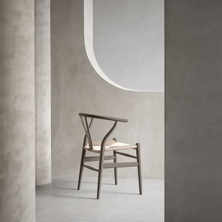 CH24 Y-stol Soft Crawford Wegner, Slate-naturflettet Carl Hansen & Søn
