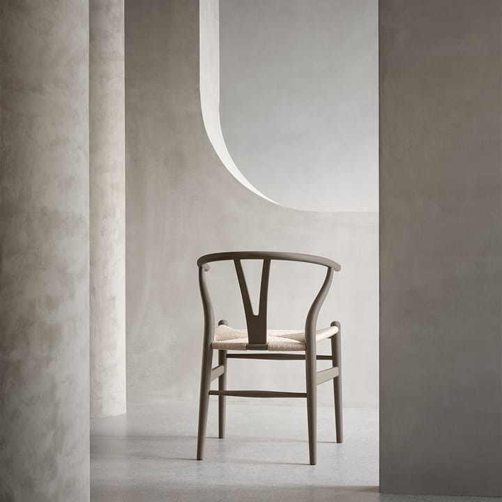CH24 Y-stol Soft Crawford Wegner, Slate-naturflettet Carl Hansen & Søn
