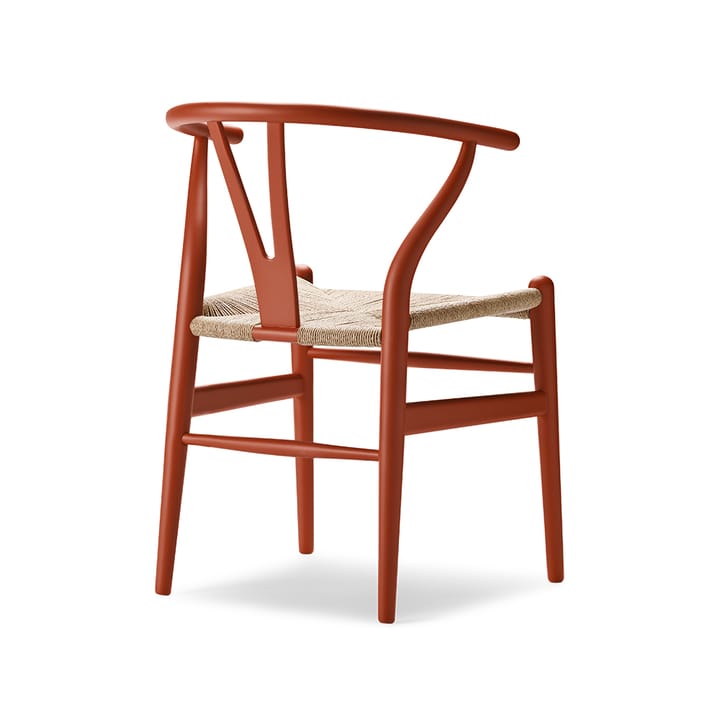 CH24 Y-stol Soft Crawford Wegner, Terracotta-naturflettet Carl Hansen & Søn
