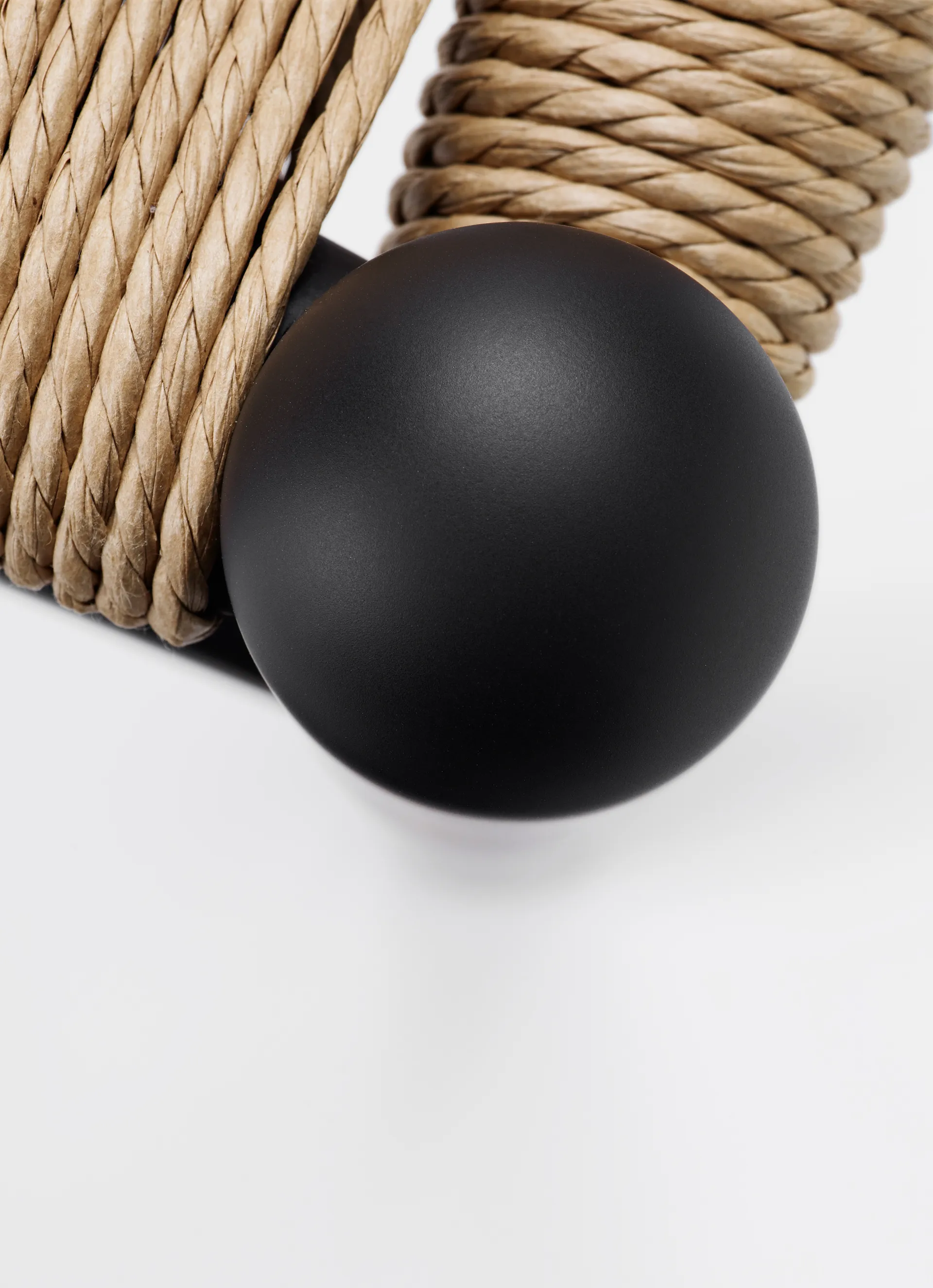 CH24 Y-stol Soft naturflettet sete, Black, 6-pack Carl Hansen & Søn