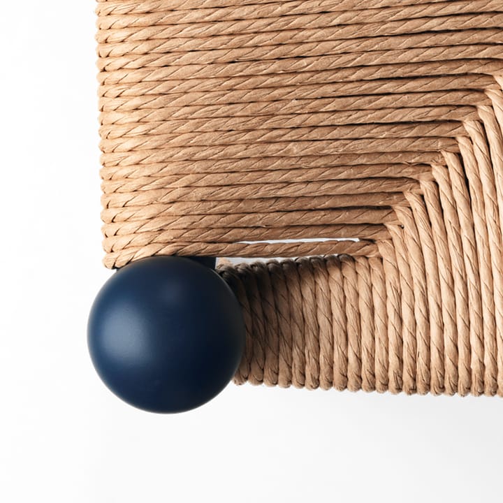 CH24 Y-stol Soft naturflettet sete, Blue S8010-R90B Carl Hansen & Søn
