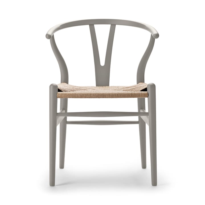 CH24 Y-stol Soft naturflettet sete - Silver Grey S3502-Y - Carl Hansen & Søn